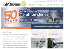 Tablet Screenshot of marathondrains.com